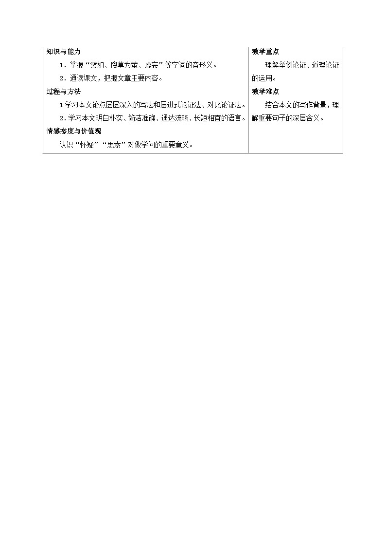 部编版九年级语文上册同步精品讲义第19课怀疑与学问(原卷版+解析)第2页