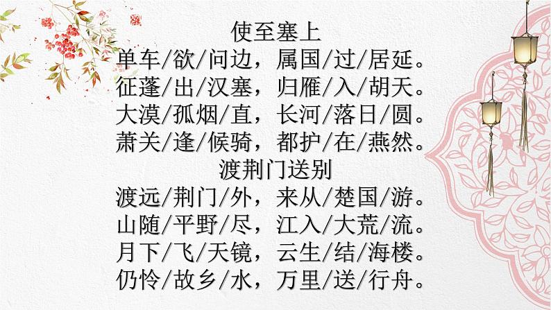 统编版八年级上册语文同步精品课件 13 唐诗五首（课件）第6页