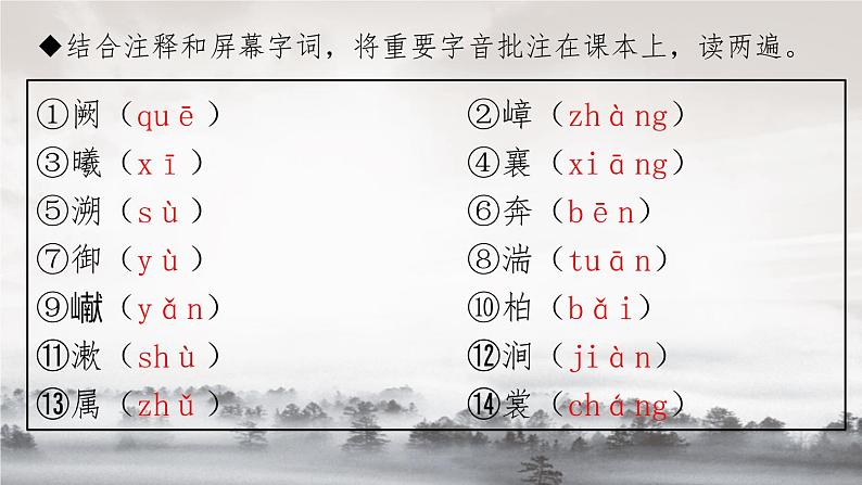 统编版八年级语文上学期课内同步精品课件 第10课 三峡（课件）08