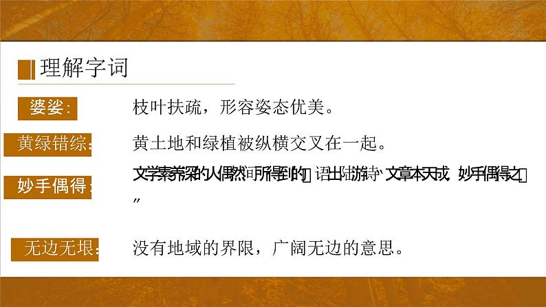 统编版八年级语文上学期课内同步精品课件 第15课 白杨礼赞（课件）第8页