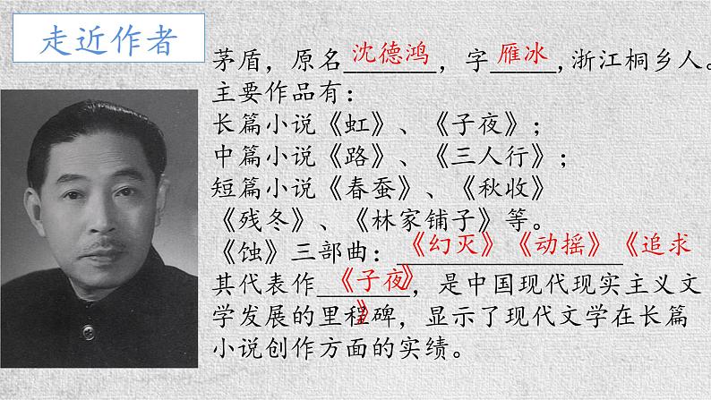 统编版语文八年级上册第15课《白杨礼赞》(课件)第2页