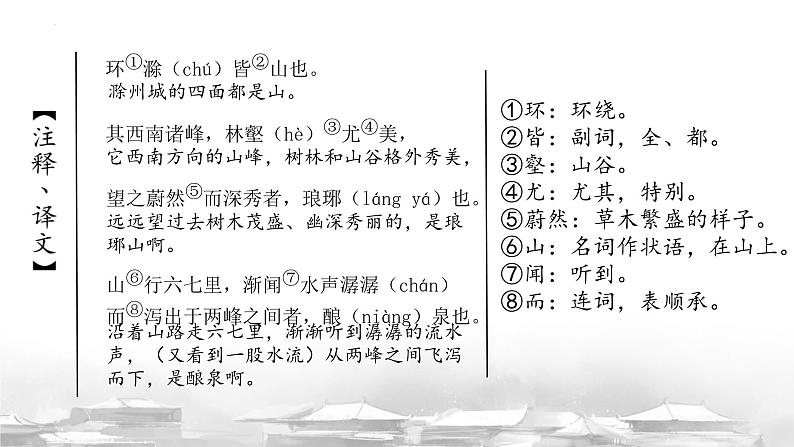 统编版语文九年级上册龜12课《醉翁亭记》课件第3页