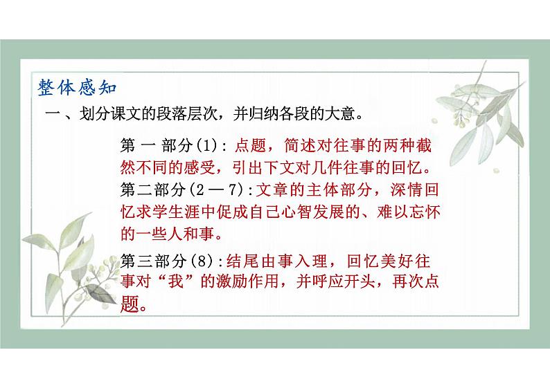 统编版语文七年级上册第10课《往事依依》（教学课件）06