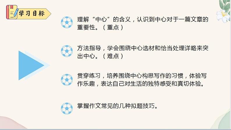 写作 《如何突出中心》（同步课件）2024-2025学年七年级语文上册同步精品课堂（统编版2024）第4页