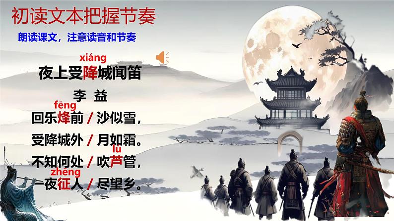 第三单元 课外古诗词诵读《夜上受降城闻笛》 七年级语文上册同步课件（统编版2024）第6页