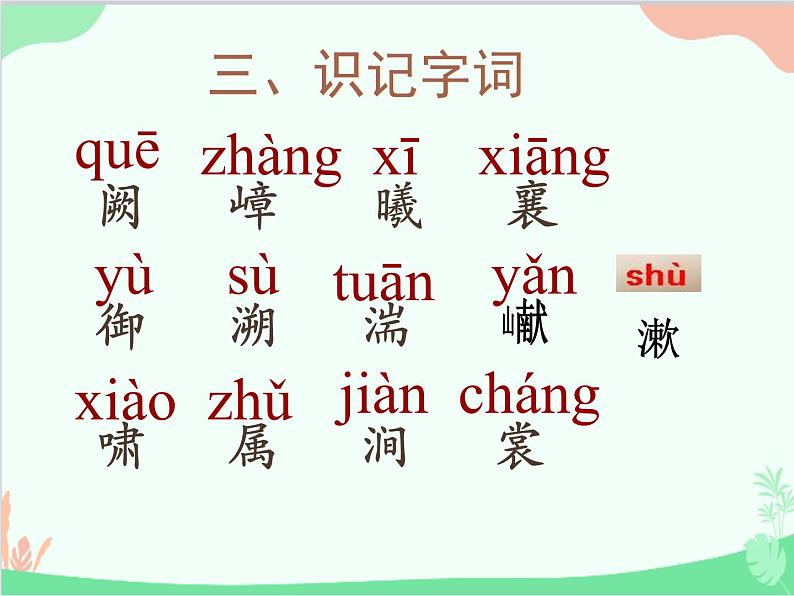 部编版语文八年级上册 10《三峡》课件第5页