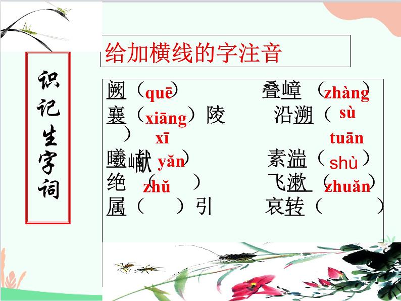 部编版语文八年级上册 10三峡 郦道元课件第7页