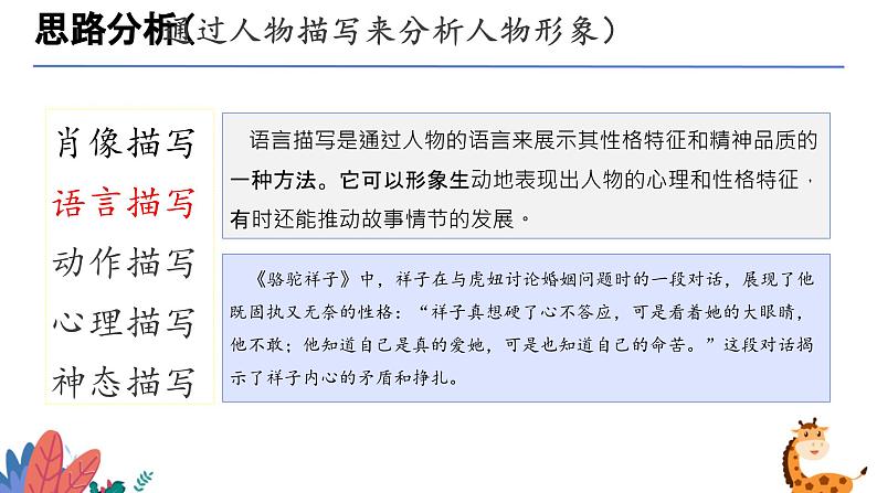 分析人物形象-备战2025年中考语文一轮复习记叙文阅读技法突破课件第8页