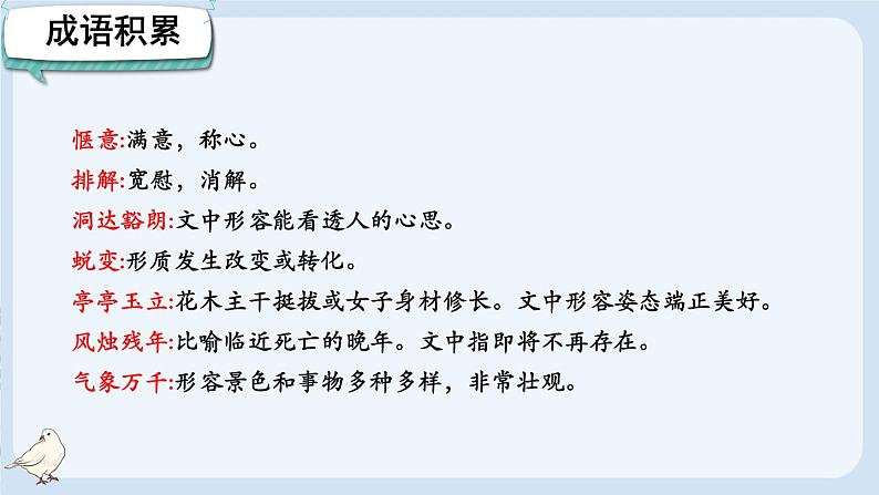 部编版语文七年级上册（2024）第18课《我的白鸽》课件第6页