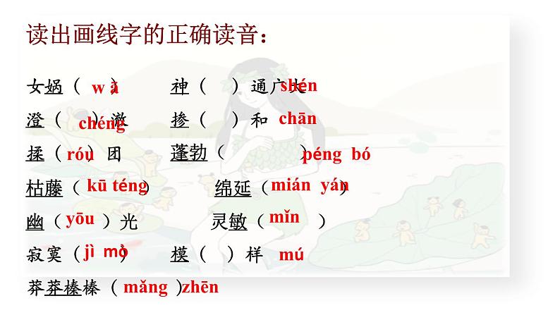 23《女娲造人》 七年级语文上册同步课件（人教部编版2024）第5页