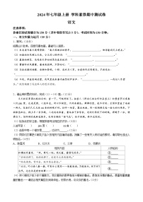 期中测试卷-2024-2025学年统编版语文七年级上册（2024）