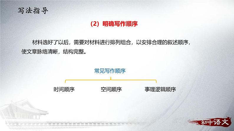 统编版（2024）七年级语文上册写作 思路要清晰课件（同课异构二）第5页