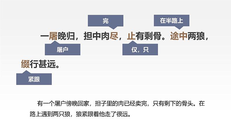 统编版（2024）七年级语文上册20狼第二课时课件第3页
