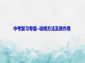 中考语文二轮专题  说明方法及其作用专题复习（课件+导学案+教案）