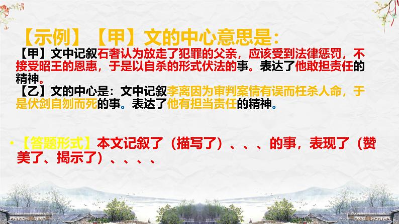 25届中考语文文言文阅读技巧阅读考点6—理解感悟（课件）第6页