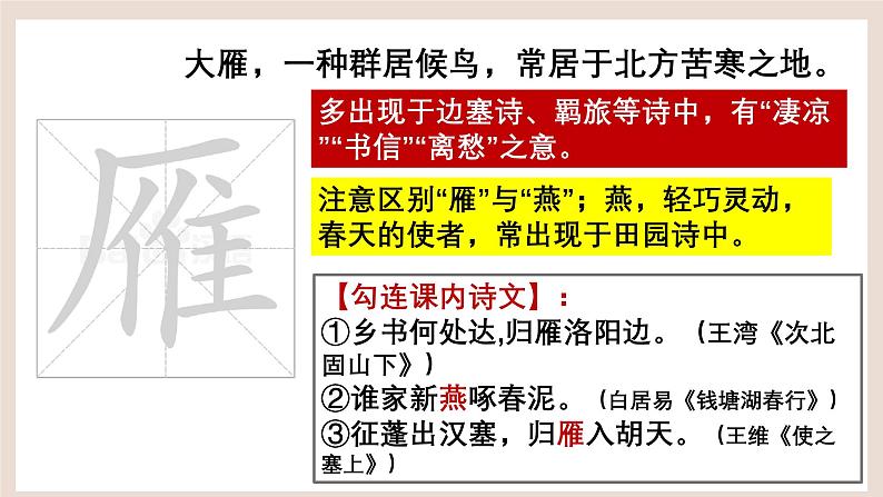九年级下册古诗文默写易错字突破（精讲课件）-2025年中考语文古诗文默写高频易错字讲义与配套练习（全国通用）第4页