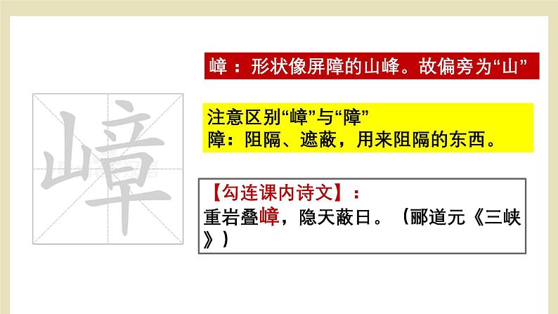九年级下册古诗文默写易错字突破（精讲课件）-2025年中考语文古诗文默写高频易错字讲义与配套练习（全国通用）第6页