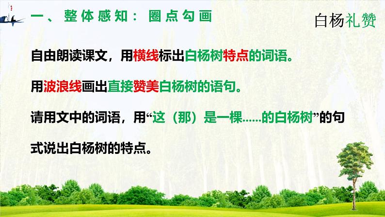 统编版（2024）八年级语文上册15白杨礼赞课件（同课异构一）第6页