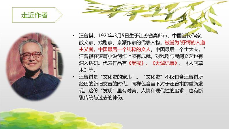 统编版（2024）八年级语文上册17昆明的雨课件（同课异构五）第5页