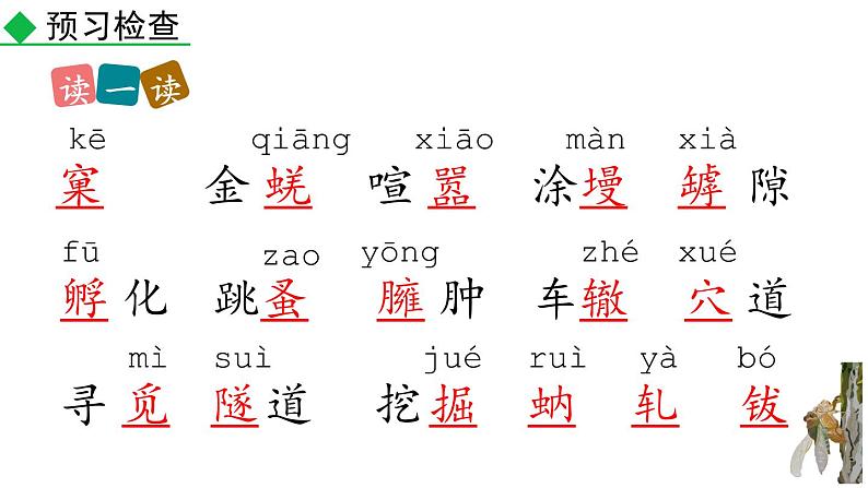统编版（2024）八年级语文上册21蝉第一课时课件第8页