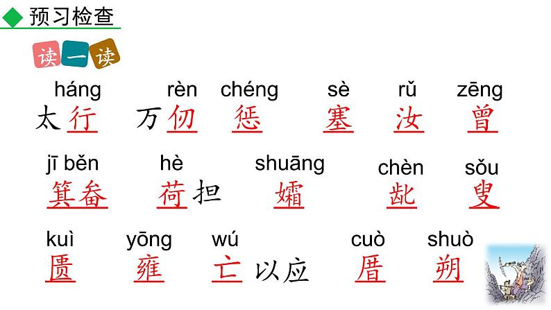 统编版（2024）八年级语文上册24愚公移山第一课时课件第6页