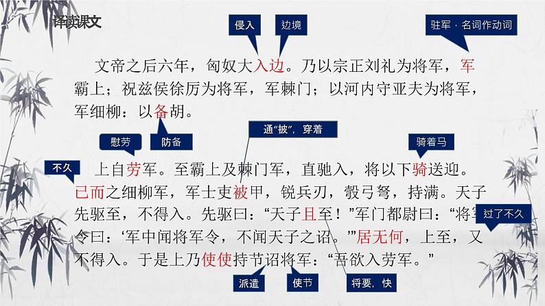 统编版（2024）八年级语文上册25周亚夫军细柳课件（同课异构四）第6页