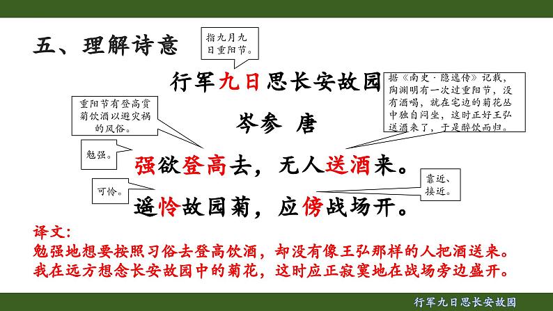 第三单元课外古诗词诵读《行军九日思长安故园》课件 统编版语文七年级上册第7页