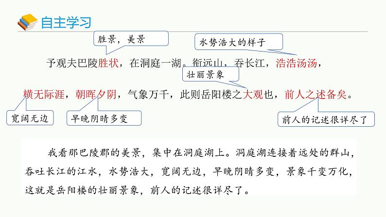 统编版（2024）九年级语文上册11岳阳楼记课件第8页
