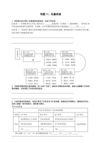 统编九上语文期中期末专题复习好题必刷专题11 名著阅读《艾青诗选》《水浒传》（原卷版+解析版）