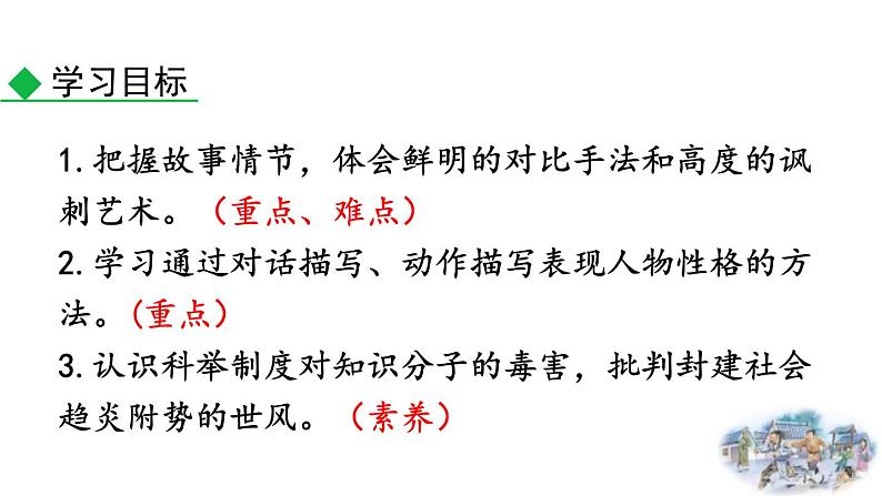 统编版（2024）九年级语文上册23范进中举第一课时课件03