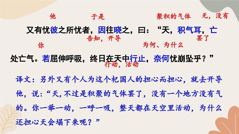 统编2024版七年级上册语文 24  寓言四则4 《杞人忧天》课件第5页