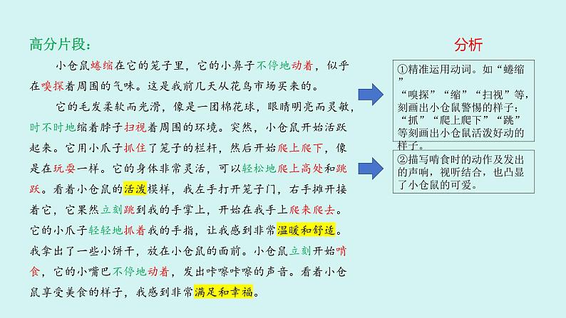 第五单元作文 记述与动物的相处 课件七年级语文上册人教版2024第8页