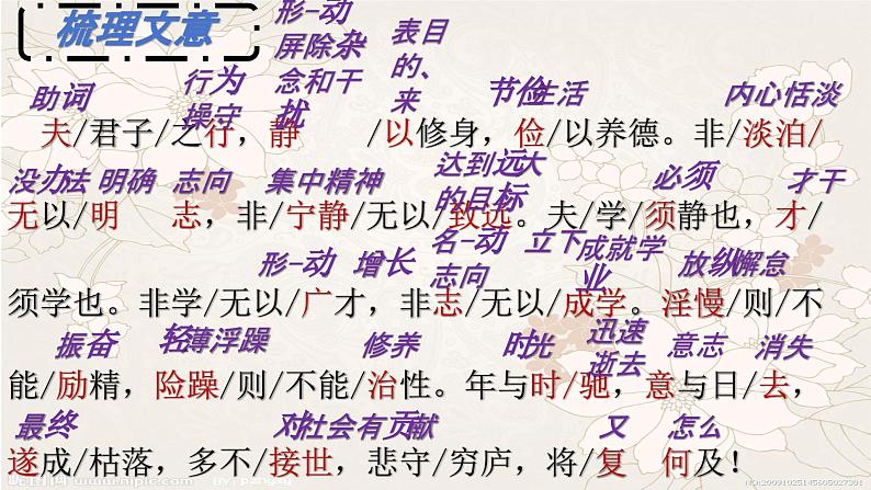 统编版语文七年级上册第16课《诫子书》教学课件第8页