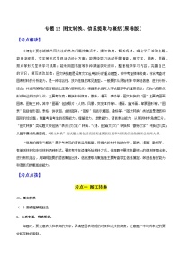 专题12 图文转换、信息提取与概括-备战2025年中考语文一轮复习考点突破（全国通用）知识梳理与练习