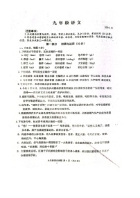 山东省高密市2024-2025学年九年级上学期期中语文试题
