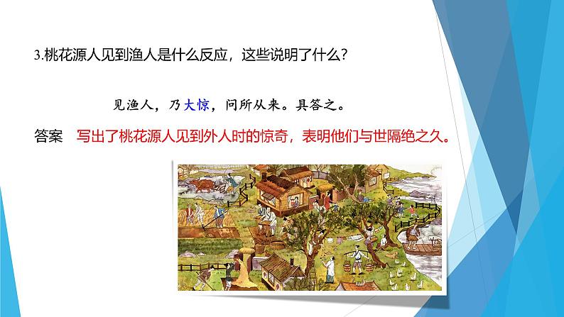 课件：部编版初中语文八年级下册第9课 桃花源记  第2课时　精读研析第8页