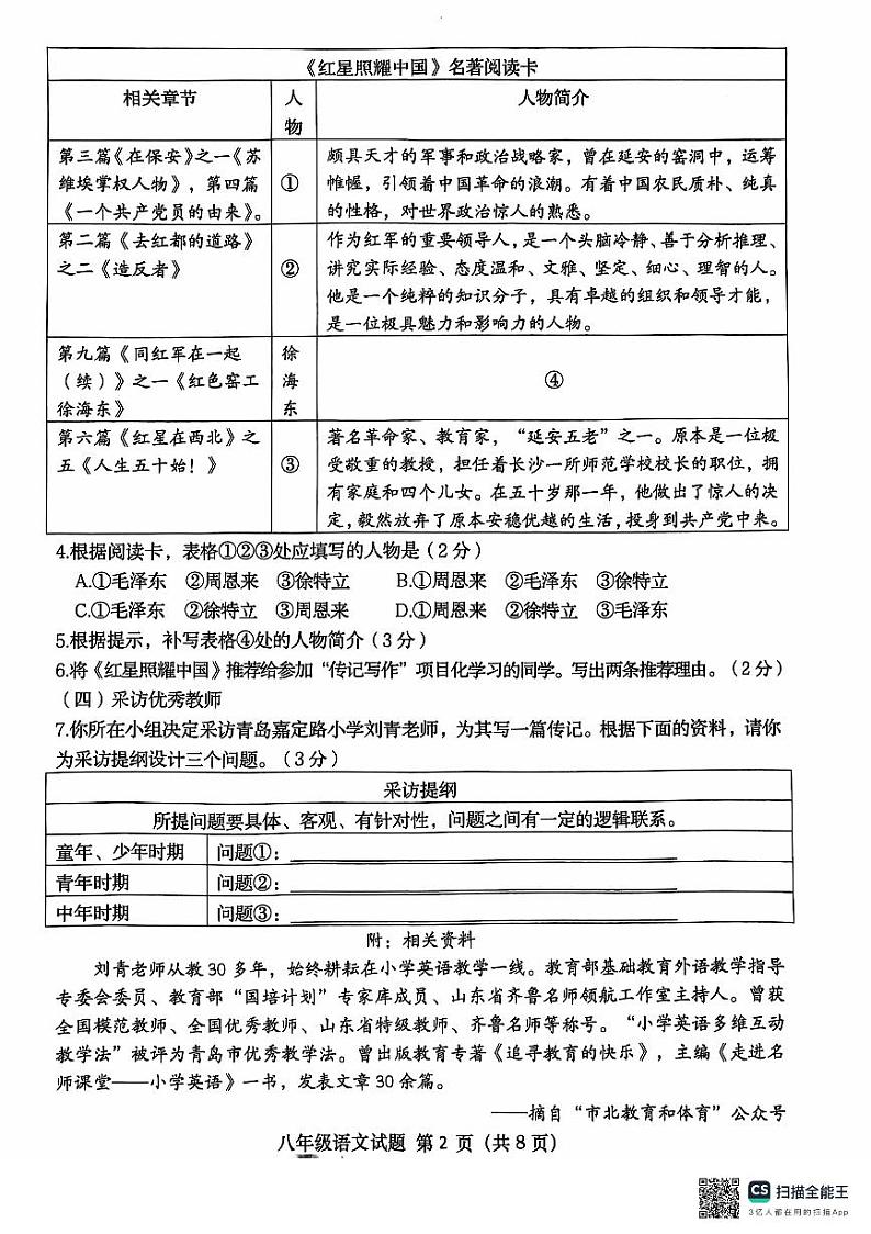 24-25八语试卷(1)第2页