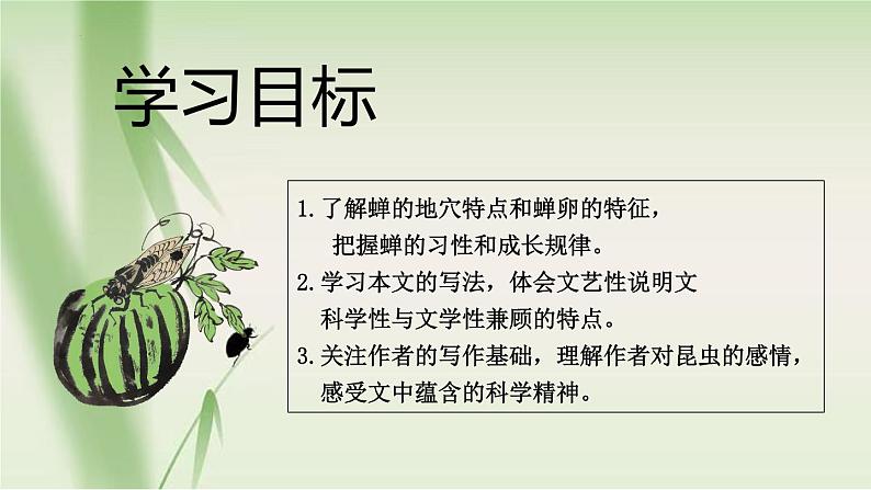 第21课《蝉》课件2024-2025学年统编版语文八年级上册第2页