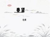 统编版语文八年级上册第26课《诗词五首——春望》教学课件