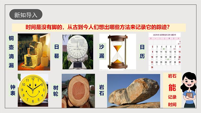 人教部编版语文八年级下册8 《时间的脚印》课件+教案+导学案+分层练习+素材02