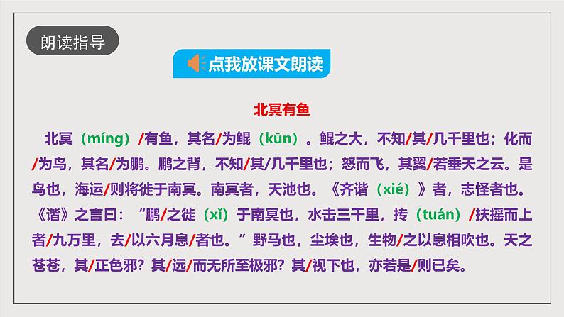 人教部编版语文八年级下册21《庄子》二则之《北冥有鱼》课件+教案+导学案+素材08