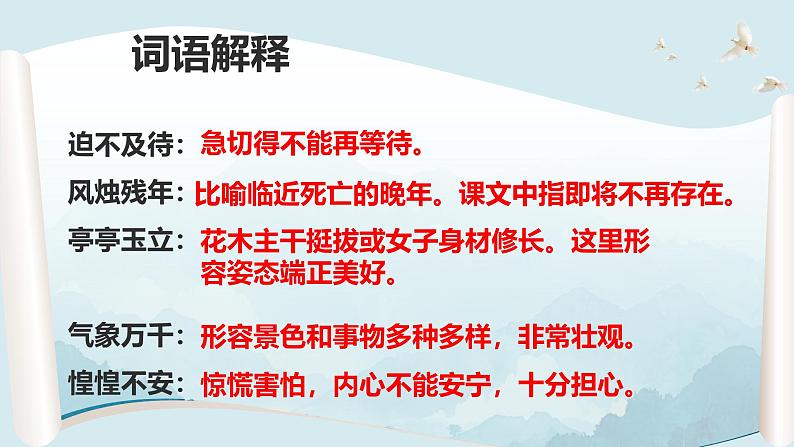 18《我的白鸽》同步课件-2024-2025学年上学期七年级语文统编版202407