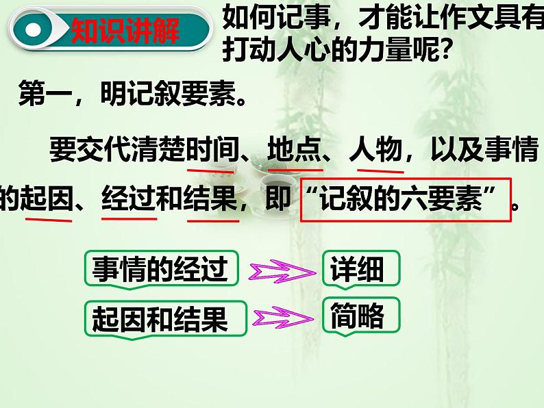 人教部编版2024七年级语文上册第二单元 写作 学会记事 课件第4页