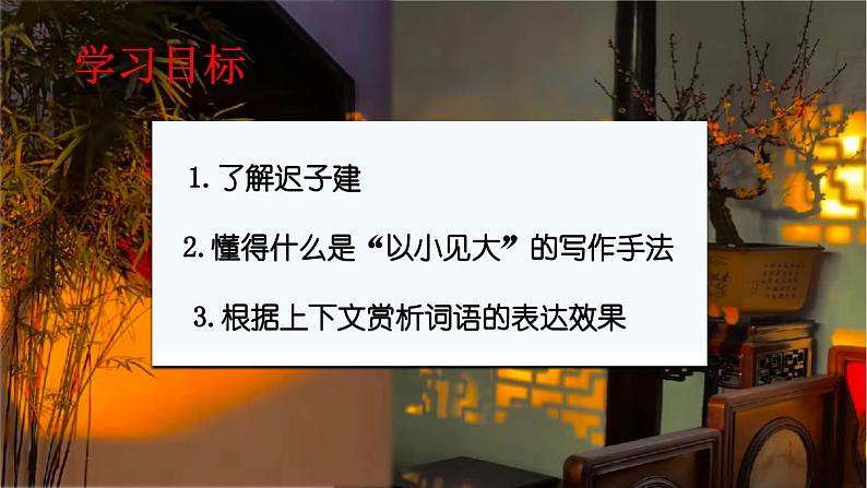 专题04 《光与影》迟子建（以小见大、词语的表达效果）-小初语文阅读写作能力提升系列课程课件第4页