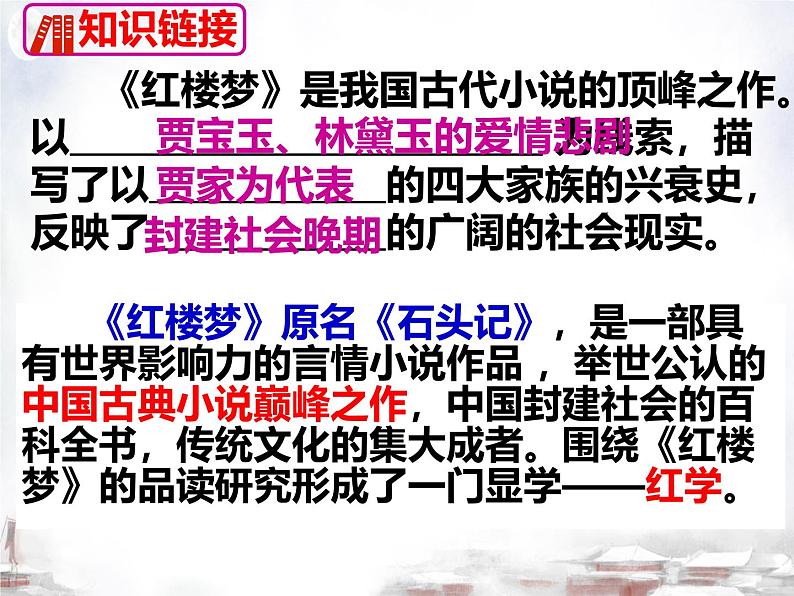 初中语文人教部编版九年级上册 25 刘姥姥进大观园  课件第5页