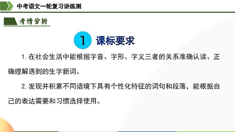 中考语文一轮复习讲练测课件 第02讲 词语理解运用（含解析）第4页