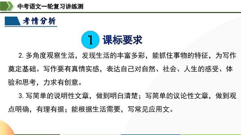 中考语文一轮复习讲练测课件 第39讲 小作文写作（含解析）第5页