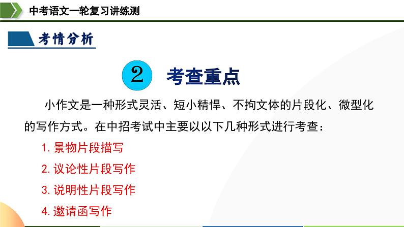 中考语文一轮复习讲练测课件 第39讲 小作文写作（含解析）第6页