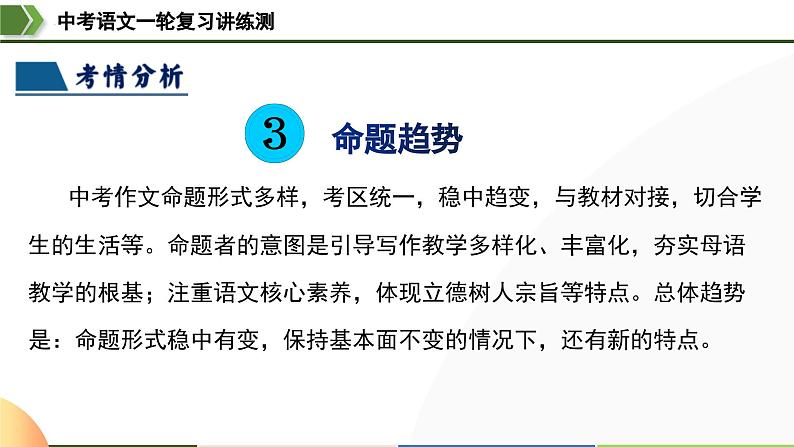 中考语文一轮复习讲练测课件 第44讲 话题作文（含解析）第7页
