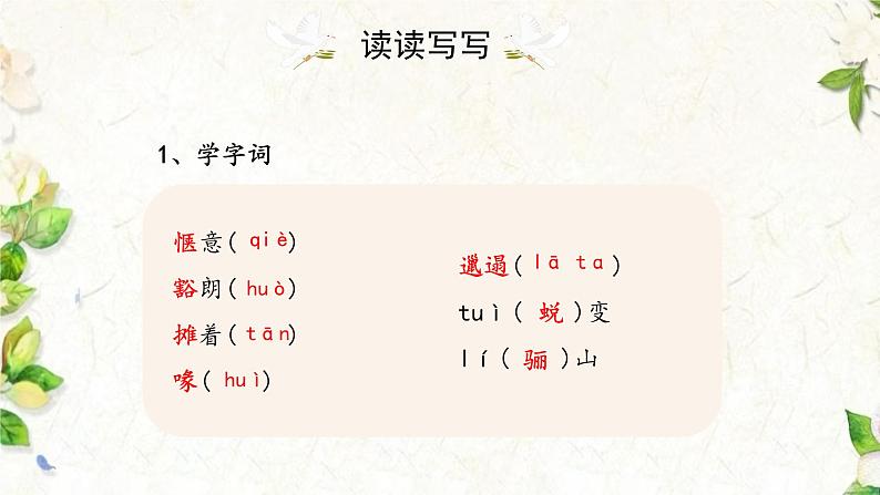 统编版语文七年级上册第18课《我的白鸽》课件第7页